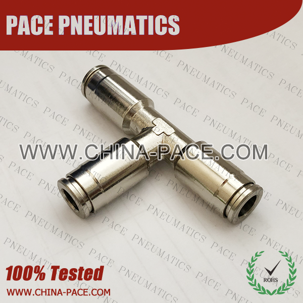 Dual Seal Brass Push In Air fittings, Lubrication Systems Fittings